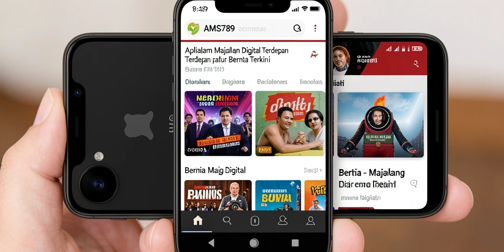 Tampilan antarmuka pengguna AMS789 yang modern dan intuitif.