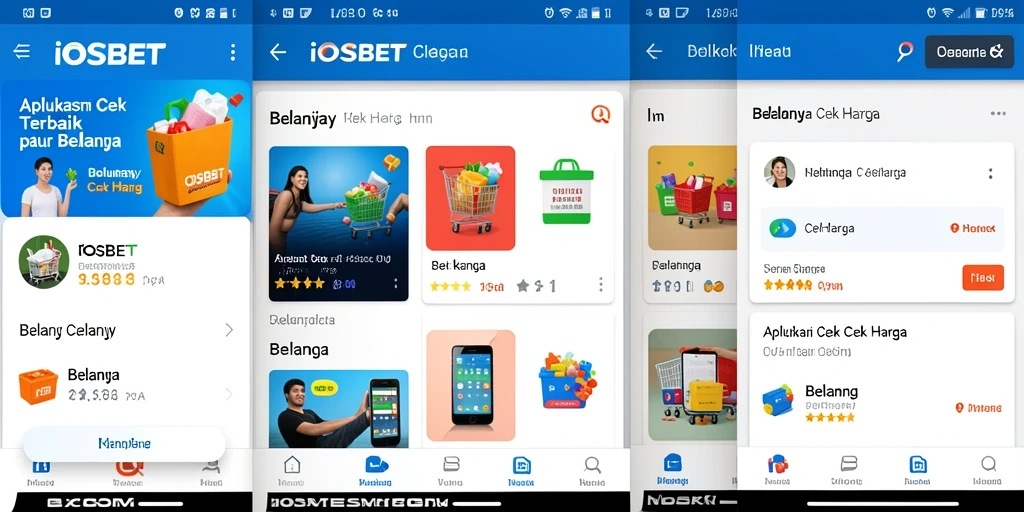 Tampilan antarmuka IOSBET dengan fungsi Cek Harga yang intuitif.