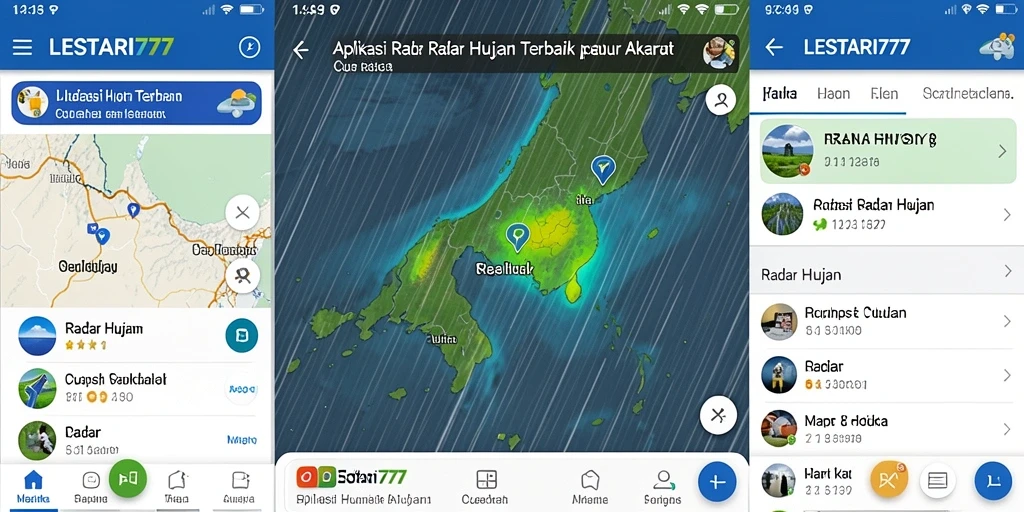 Tampilan antarmuka <strong>LESTARI777</strong> yang jelas untuk pemantauan Radar Hujan.